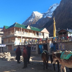 Samagaun Teahouse in Manaslu Circuit trek